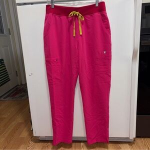 Figs Vibrant Pink Scrub Pants